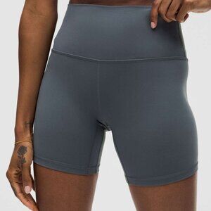 Lululemon Gray Align High Rise Short 6"  Women Size 6
